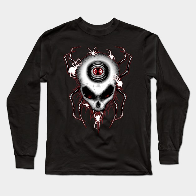 Black Widow Long Sleeve T-Shirt by mrpsycho